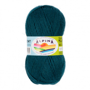 Пряжа Альпина Klement цв.37 сине-зеленый Alpina 85594371514, цена 2 942 руб. - интернет-магазин Мадам Брошкина