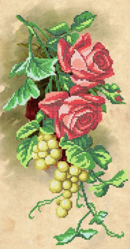 Розы и виноград Borovsky&sons А556, цена 376 руб. - интернет-магазин Мадам Брошкина