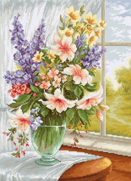 Цветы у окна Luca-s BU4015, цена 1 985 руб. - интернет-магазин Мадам Брошкина
