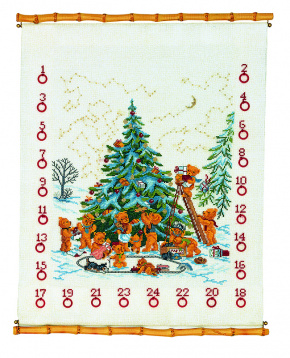 Рождественские медведи Eva Rosenstand 15-258, цена €49 - интернет-магазин Мадам Брошкина
