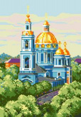 Елоховская церковь Алмазная живопись АЖ.1012