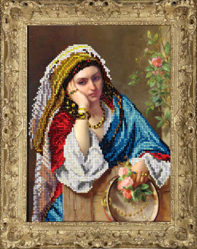 Девушка в платке Краса i Творчiсть 40415, цена 1 015 руб. - интернет-магазин Мадам Брошкина