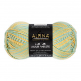Пряжа Альпина Cotton Multi Pallete цв.05 голубой-желтый-мятный Alpina 92603481704