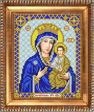 Пресвятая Богородица Юровичская Благовест И-5093, цена 108 руб. - интернет-магазин Мадам Брошкина