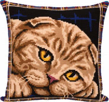Подушка. Шотландская кошка Panna PD-7123, цена 1 894 руб. - интернет-магазин Мадам Брошкина