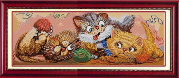Игривые котята Конёк 1216, цена 526 руб. - интернет-магазин Мадам Брошкина