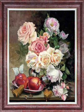 Розы с медом Каролинка КЛ-3047, цена 294 руб. - интернет-магазин Мадам Брошкина