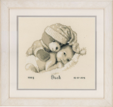 Малыш с плюшевым мишкой Vervaco PN-0155574, цена 3 182 руб. - интернет-магазин Мадам Брошкина