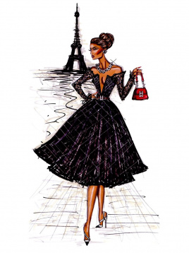 Парижская модница Molly KH1011, цена 403 руб. - интернет-магазин Мадам Брошкина
