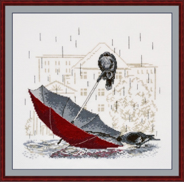 Грустный зонтик Овен 718, цена 423 руб. - интернет-магазин Мадам Брошкина