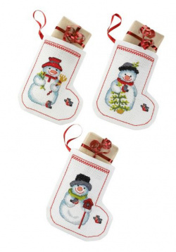 Рожденственские носки Permin 21-1245, цена €10 - интернет-магазин Мадам Брошкина