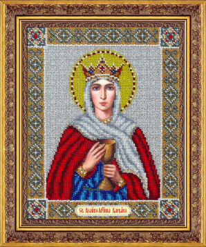 Святая Великомученица Варвара Паутинка Б1070, цена 1 725 руб. - интернет-магазин Мадам Брошкина