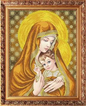 Богородица с младенцем Славяночка ААМА-307, цена 357 руб. - интернет-магазин Мадам Брошкина