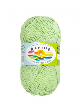 Пряжа Альпина Baby Super Soft цв.07 св.зеленый Alpina 67757772314, цена 1 696 руб. - интернет-магазин Мадам Брошкина