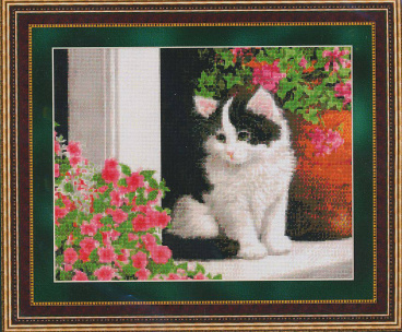 Котенок на крыльце Kustom Krafts 98027, цена $46 - интернет-магазин Мадам Брошкина
