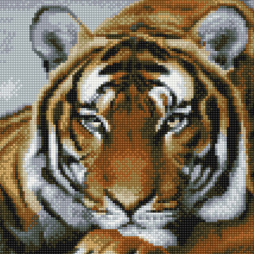 Задумчивый тигр Molly KM0682, цена 1 545 руб. - интернет-магазин Мадам Брошкина