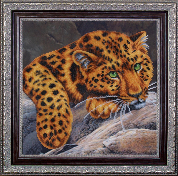 Леопард Магия канвы Б-341, цена 2 215 руб. - интернет-магазин Мадам Брошкина