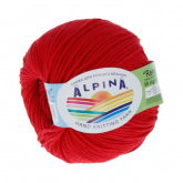 Пряжа Альпина Rene цв.008 яр.красный Alpina 987965642