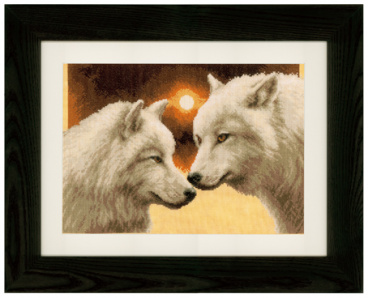 Волки в полнолуние Vervaco PN-0148549, цена €67 - интернет-магазин Мадам Брошкина