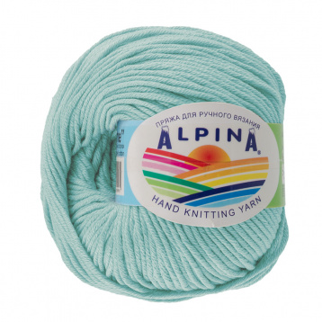 Пряжа Альпина Rene цв.127 св.голубой Alpina 19236607192, цена 2 769 руб. - интернет-магазин Мадам Брошкина