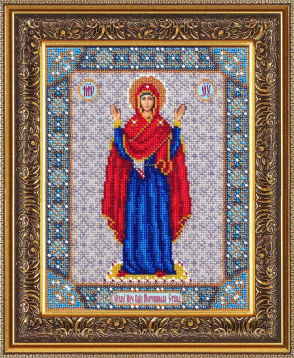 Пресвятая Богородица Нерушимая стена Паутинка Б1028, цена 1 725 руб. - интернет-магазин Мадам Брошкина