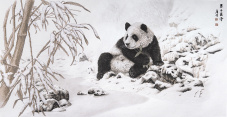 Панда и бамбук Xiu Crafts 2032103