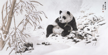 Панда и бамбук Xiu Crafts 2032103, цена 5 895 руб. - интернет-магазин Мадам Брошкина