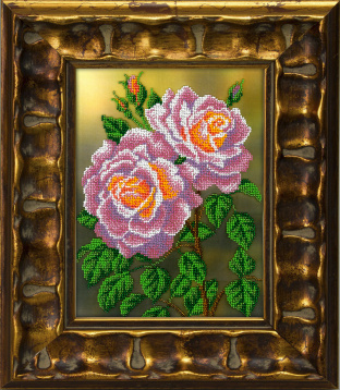 Розовые розы Вышиваем бисером В112, цена 1 329 руб. - интернет-магазин Мадам Брошкина