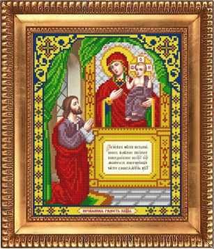 Пресвятая Богородица Нечаянная радость Благовест И-4075, цена 183 руб. - интернет-магазин Мадам Брошкина