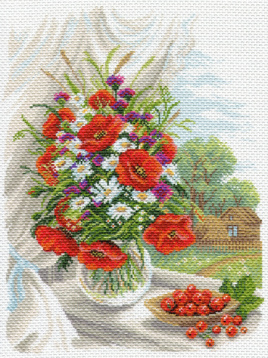 Полевые цветы Матренин Посад 1687, цена 569 руб. - интернет-магазин Мадам Брошкина