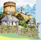 Крепость Украины Картины Бисером S-077