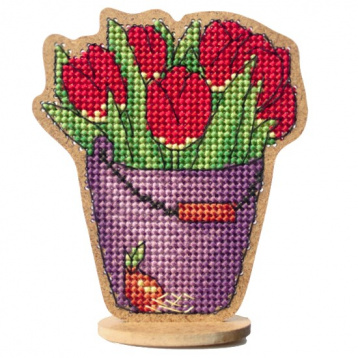 Тюльпаны Дивная вишня ВВ-62, цена 764 руб. - интернет-магазин Мадам Брошкина