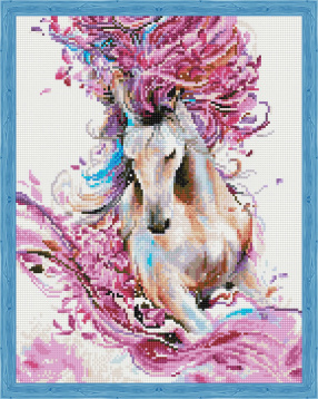 Грациозная лошадь Цветной QA202813, цена 2 026 руб. - интернет-магазин Мадам Брошкина