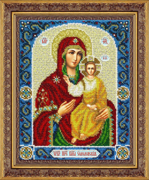 Богородица Смоленская Паутинка Б-1097, цена 1 725 руб. - интернет-магазин Мадам Брошкина