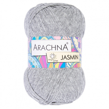 Пряжа Arachna Jasmin цв.169 серый Arachna 86994613694, цена 1 190 руб. - интернет-магазин Мадам Брошкина