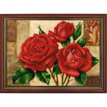 Красные розы Конёк 9867, цена 405 руб. - интернет-магазин Мадам Брошкина