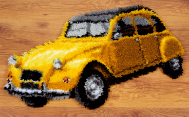 Старый желтый автомобиль Vervaco PN-0149512, цена 6 406 руб. - интернет-магазин Мадам Брошкина