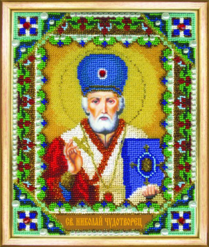 Икона святителя Николая Чудотворца Чаривна Мить Б1209, цена 1 328 руб. - интернет-магазин Мадам Брошкина