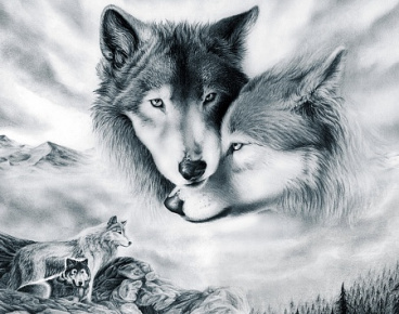 Волчья любовь Гpанни Ag410, цена 2 424 руб. - интернет-магазин Мадам Брошкина