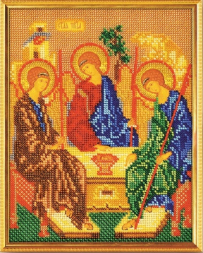 Святая Троица Кроше В-167, цена 1 405 руб. - интернет-магазин Мадам Брошкина