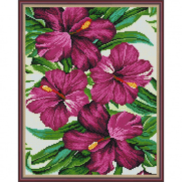 Тропические цветы Molly KM1043, цена 1 846 руб. - интернет-магазин Мадам Брошкина