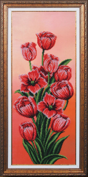 Вдохновение Тюльпаны Магия канвы Б196, цена 2 530 руб. - интернет-магазин Мадам Брошкина