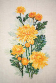 Желтые хризантемы Марья Искусница 04.004.06