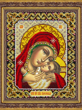 Пресвятая Богородица Корсунская Паутинка Б1092, цена 1 725 руб. - интернет-магазин Мадам Брошкина
