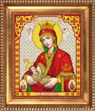 Пресвятая Богородица Млекопитательница Благовест И-4076, цена 183 руб. - интернет-магазин Мадам Брошкина