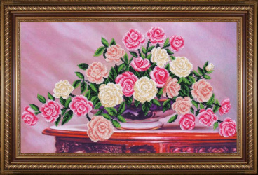 Садовые розы Магия Канвы Б-296, цена 2 594 руб. - интернет-магазин Мадам Брошкина