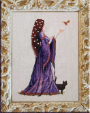 "Dame au Chat" (Женщина и кошка), 19 x 27 см Nimue 210-A057 K