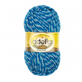 Пряжа Аделия Zoltan цв.132 белый-голубой-синий Adelia 33171257732