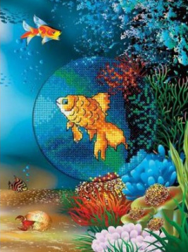 Подводный мир. Золотая рыбка RTO CH814, цена 195 руб. - интернет-магазин Мадам Брошкина