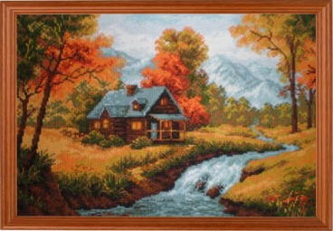 Осенний пейзаж Риолис 1079, цена 1 402 руб. - интернет-магазин Мадам Брошкина